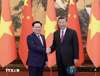 Chủ tịch Quốc hội Vương Đình Huệ hội kiến Tổng Bí thư, Chủ tịch nước Trung Quốc